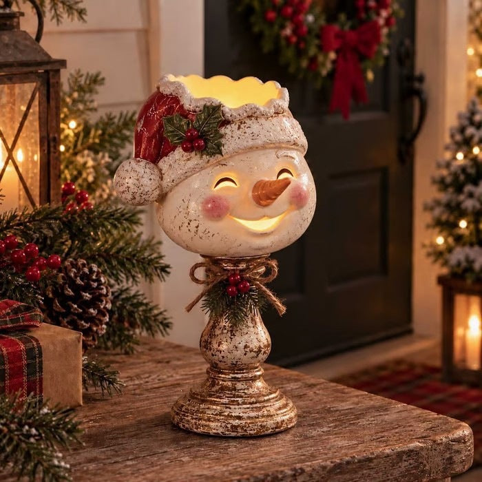 Decorative Santa Claus Candle Holder Stornfield