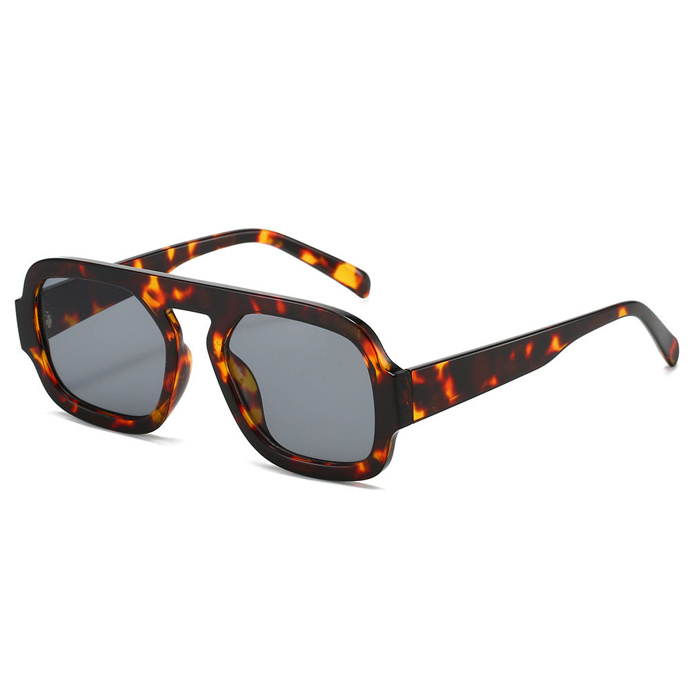 Oversized Geometric Lens Sunglasses Stornfield