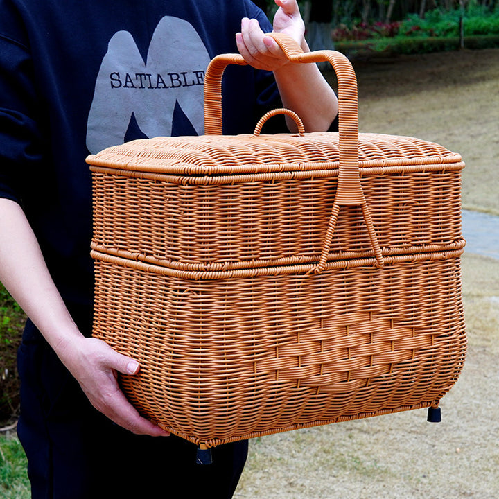 Elegant Woven Storage Hamper Stornfield