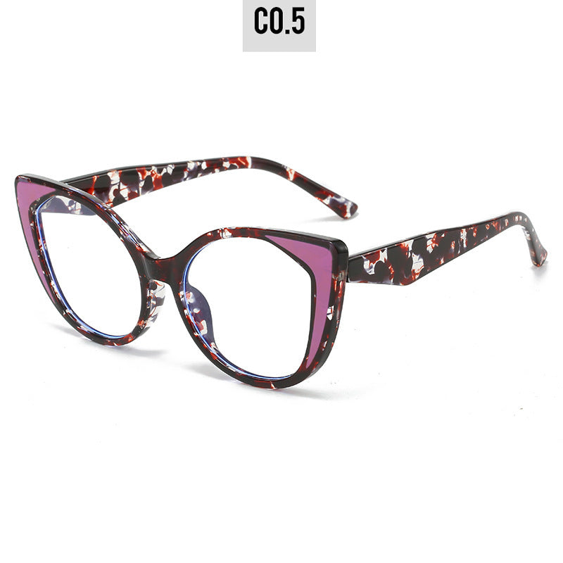 Women's Cat-Eye Glasses with Floral Design and Adjustable Nose Bridge Stornfield