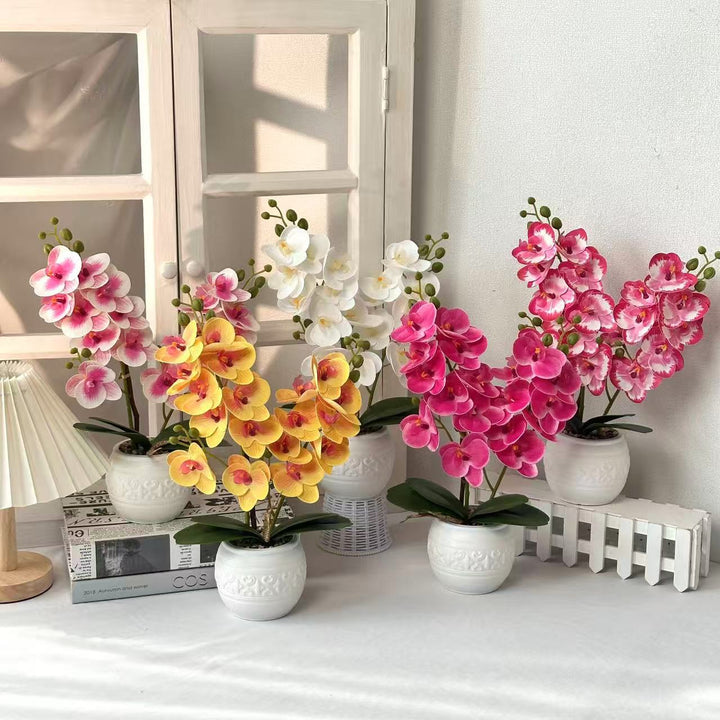 Decorative Orchid for Tabletop Home Decor