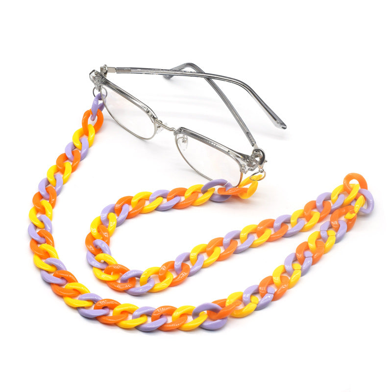 Bold Color Block Eyewear Chain Stornfield