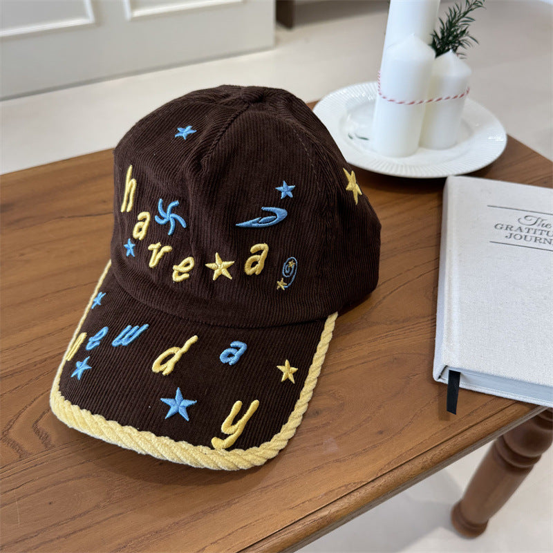 Women's Embroidered Corduroy Baseball Cap Stornfield