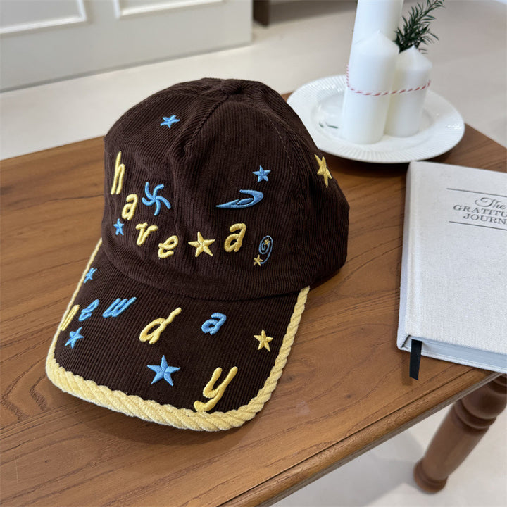 Women's Embroidered Corduroy Baseball Cap Stornfield