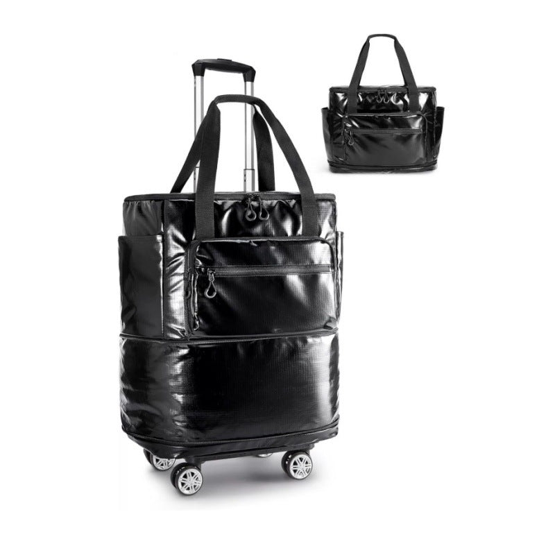 Rolling travel bag with multifunctional compartment system Stornfield