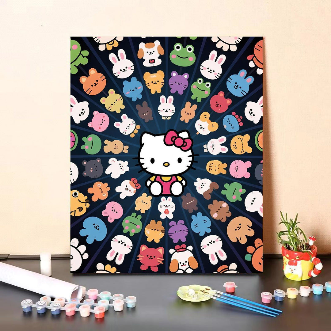 Cute Character Paint by Numbers Canvas Art Kit Stornfield