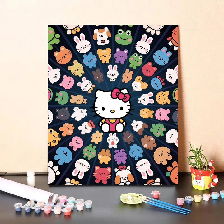 Cute Character Paint by Numbers Canvas Art Kit Stornfield