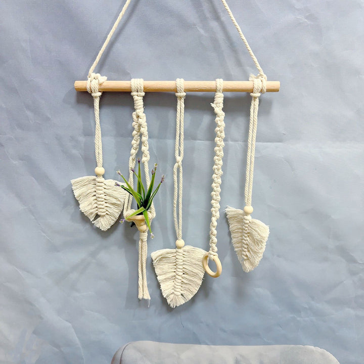 Decorative Macrame Leaf Wall Hanging Stornfield