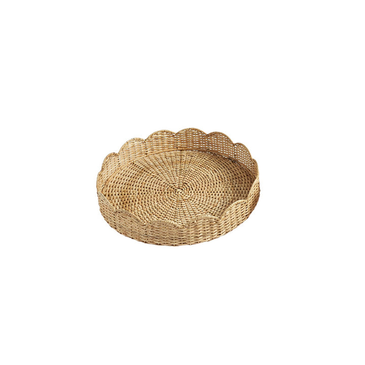 Scalloped Woven Storage Tray Stornfield
