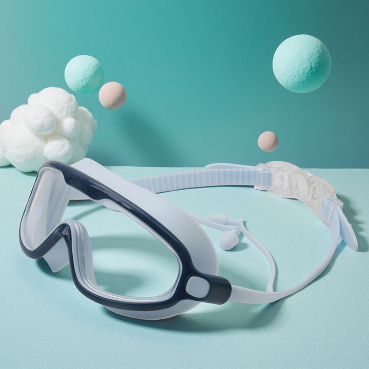 Waterproof swimming goggles with adjustable nose piece Stornfield