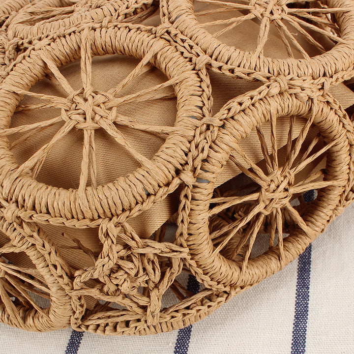 Round basket bag with unmistakable design Stornfield