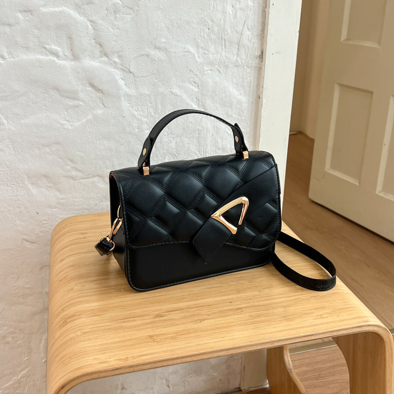 Quilted Structured Handbag