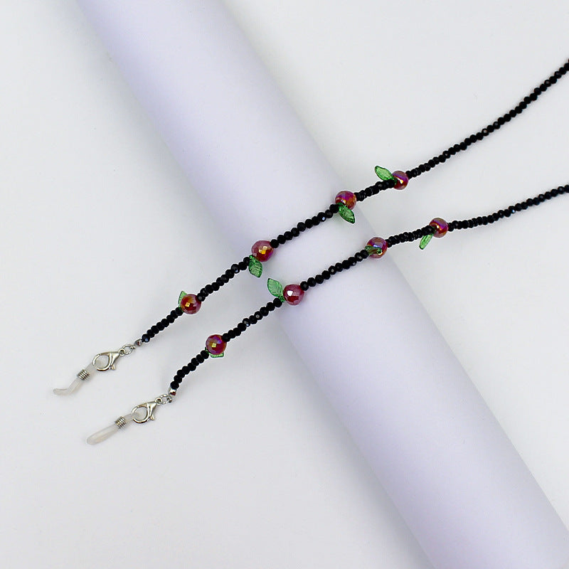 Charming Floral Beaded Eyewear Chain Stornfield
