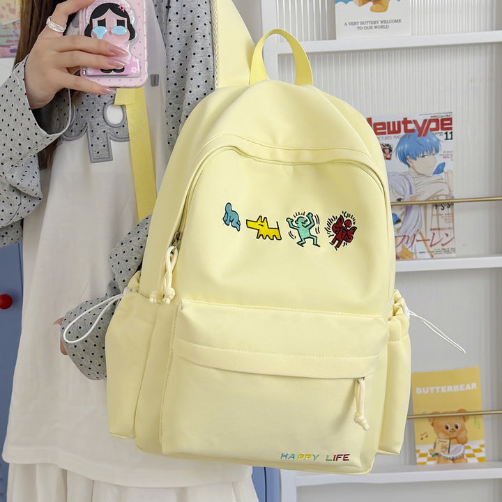 Artistic Embroidered Casual Backpack Stornfield