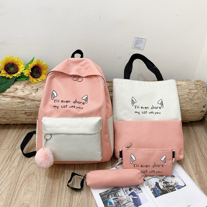Cute Animal-Themed Backpack Set Stornfield
