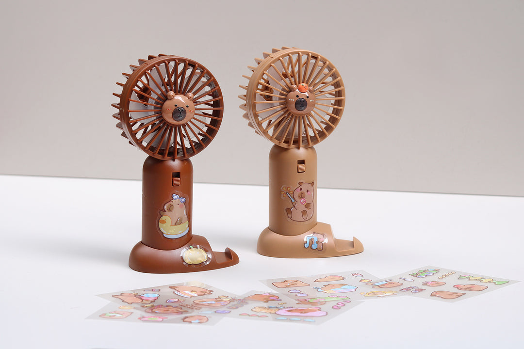 Unisex Portable Mini Fan in Cute Bear Design Stornfield