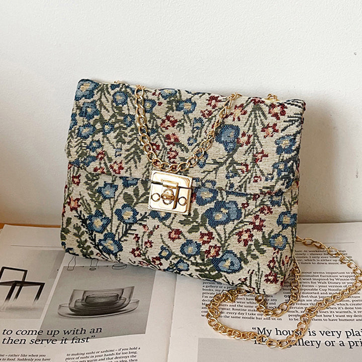 Floral Patterned Evening Clutch