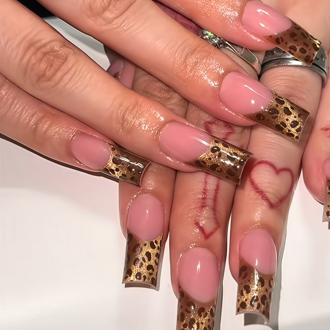 Artistic Animal Print Press-On Nail Extensions Stornfield