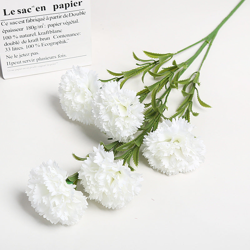 Realistic Floral Carnation Bouquet