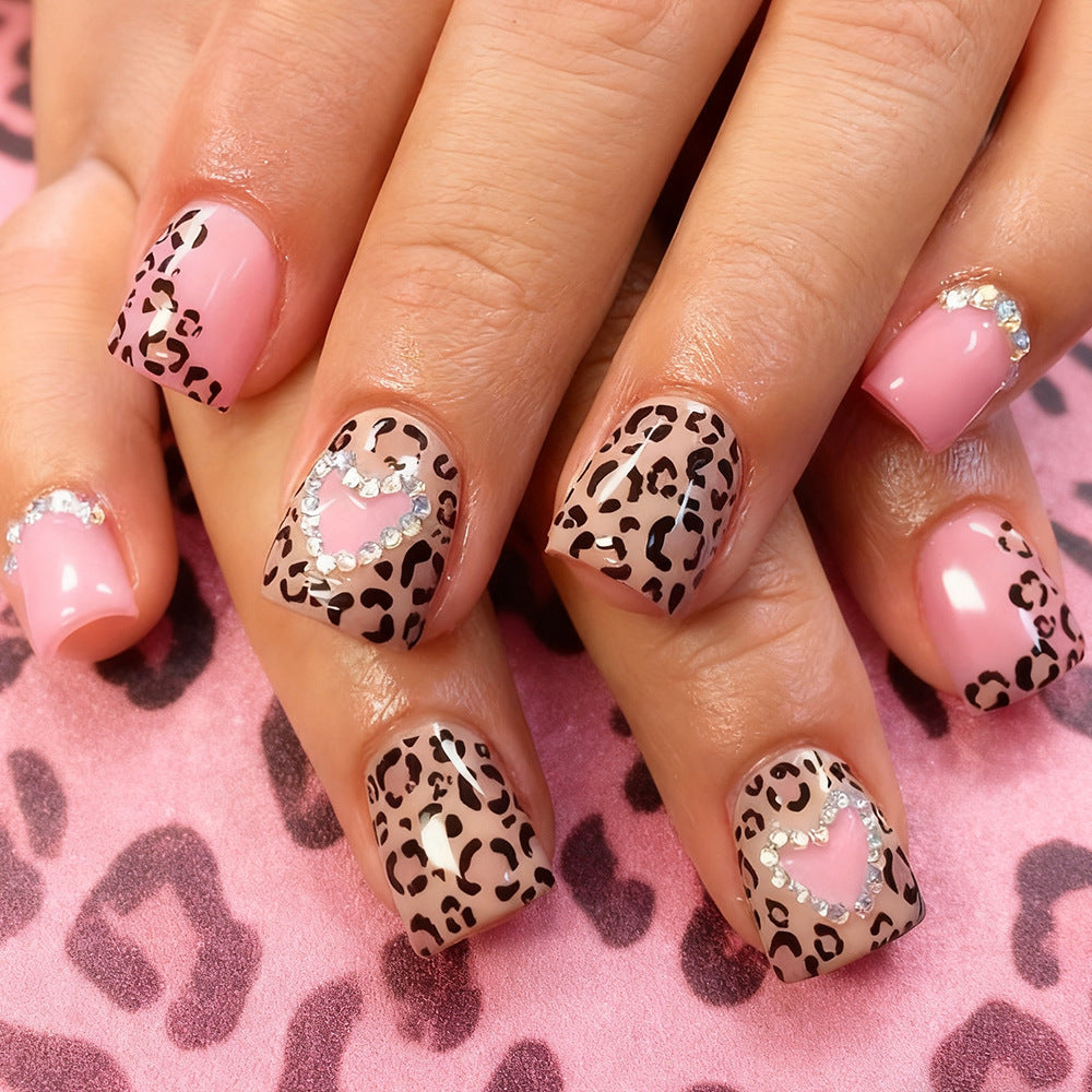 Decorative Nail Art Set with Leopard Patterns Stornfield