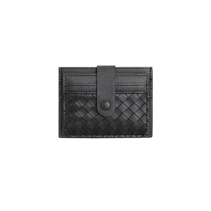 Braided Leather Card Holder Wallet Stornfield