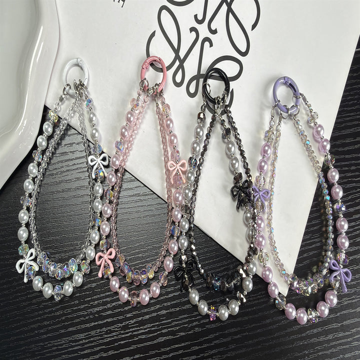 Elegant Pearl and Crystal Beaded Chain Stornfield