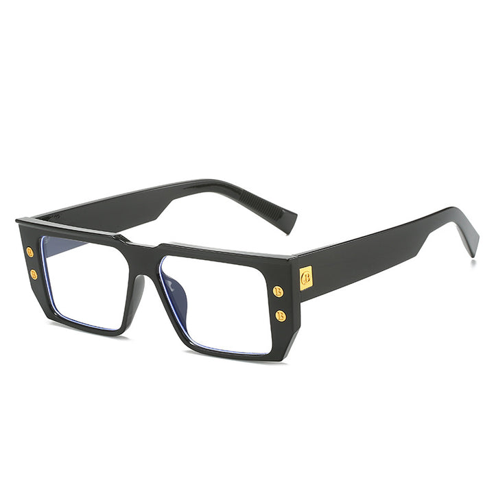 Women's fashionable clear glasses with golden accents Stornfield