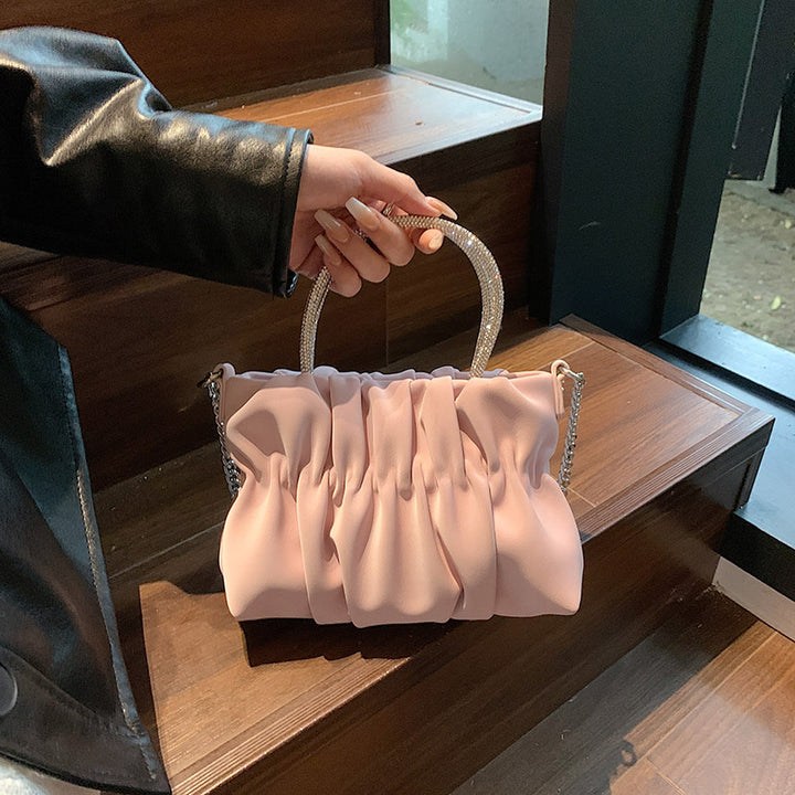 Elegant Ruched Handbag