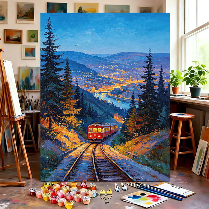 Mountain Scenery Canvas Art Stornfield