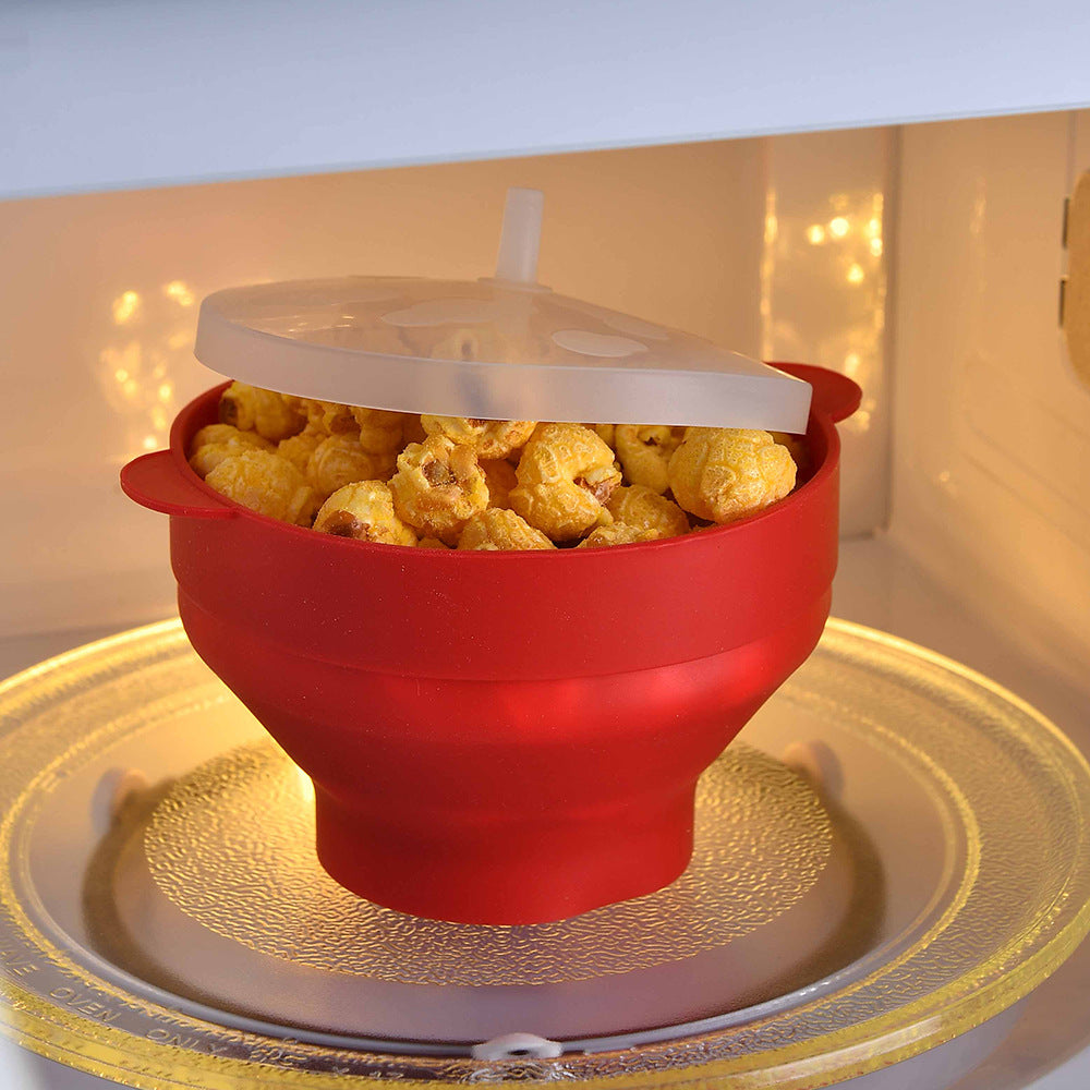 Silicone Popcorn Container with Lid Stornfield