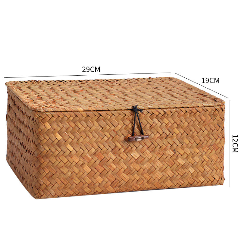 Handwoven Storage Box with Lid Stornfield