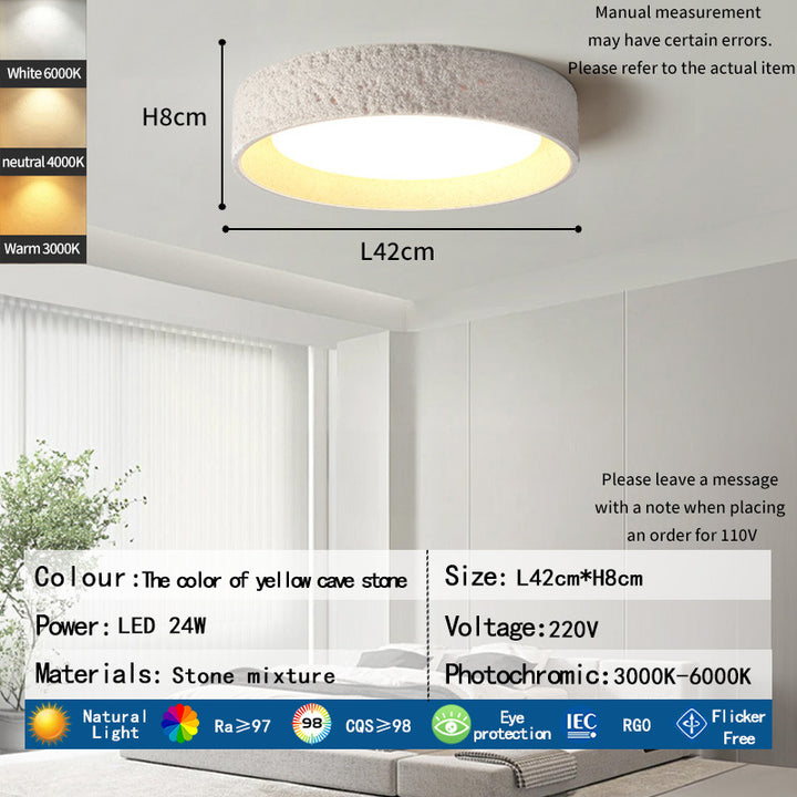 Modern Stone Mixture Ceiling Light
