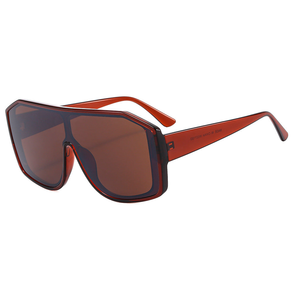 Women Fashionable Oversized Sunglasses in Extravagant Animal Print Design Stornfield