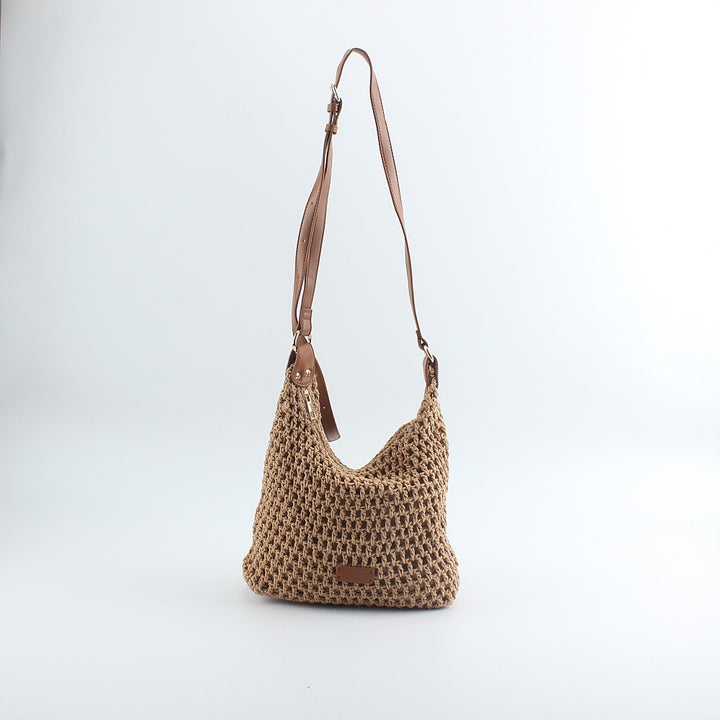 Handcrafted bucket crossbody bag Stornfield