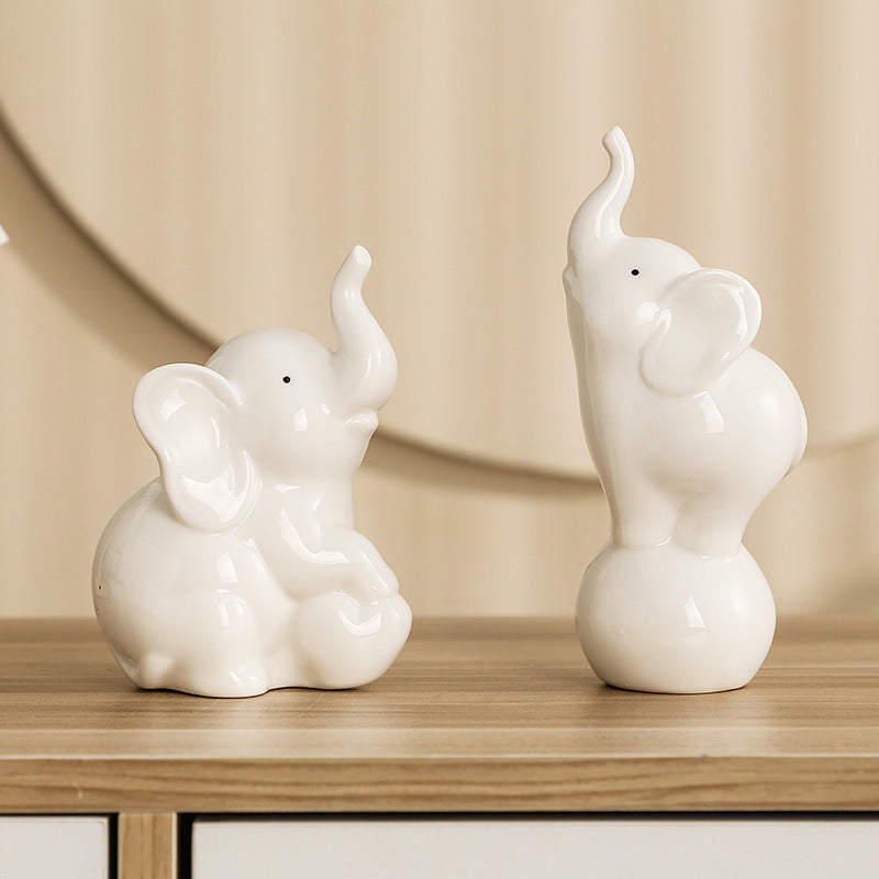 Playful and elegant elephant decorative figure Stornfield