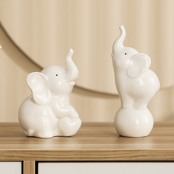 Playful and elegant elephant decorative figure Stornfield
