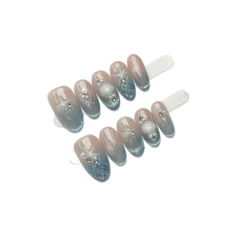 Marine-Inspired Decorative Nail Tips