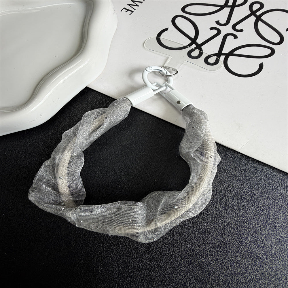 Decorative Chiffon Charm Keychain Stornfield