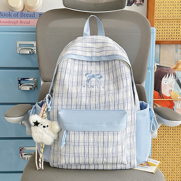 Checked Patterned Casual Backpack Stornfield