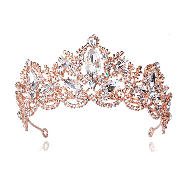 Ladies Glamorous Tiara with Sparkling Crystal Decorations Stornfield