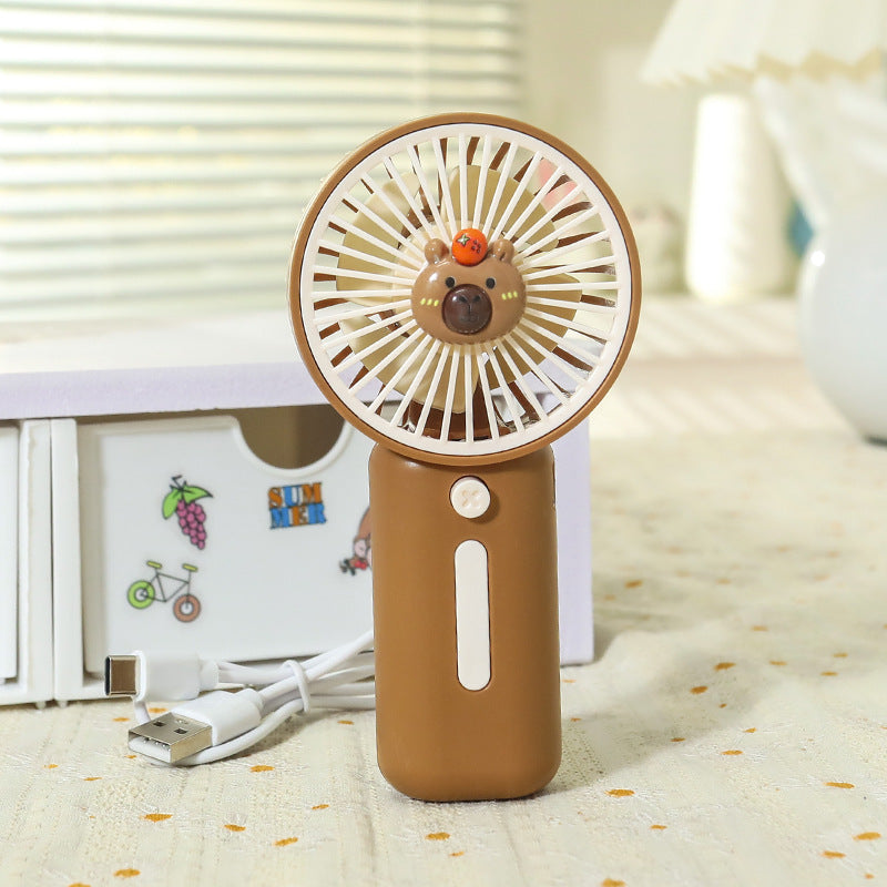 Ladies Portable Handheld Fan in Playful Animal Design Stornfield