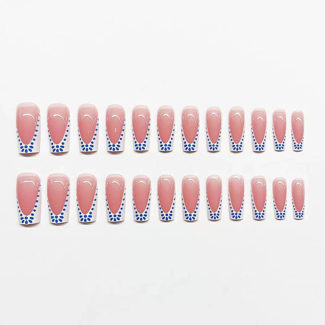 Artistic French Tip Nail Design Stornfield