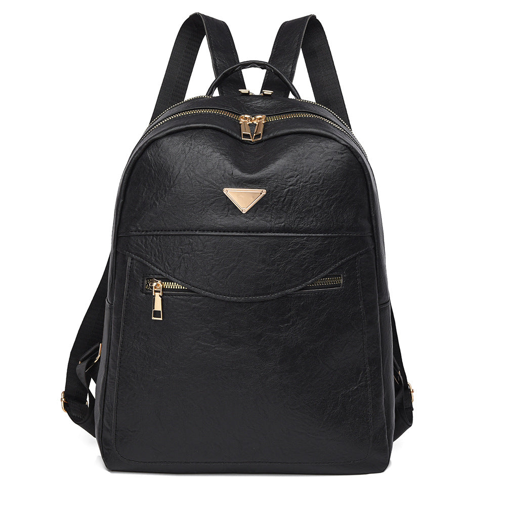 Elegant Faux Leather Backpack Stornfield