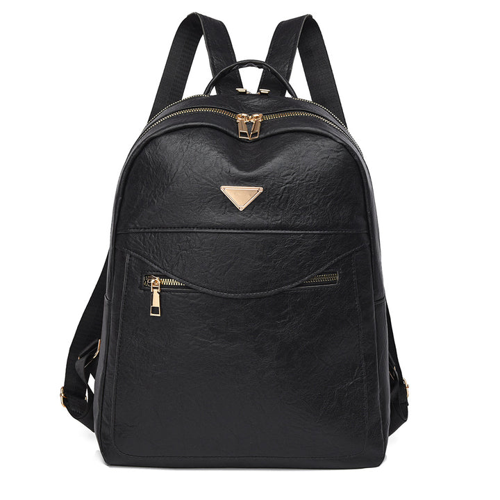 Elegant Faux Leather Backpack Stornfield