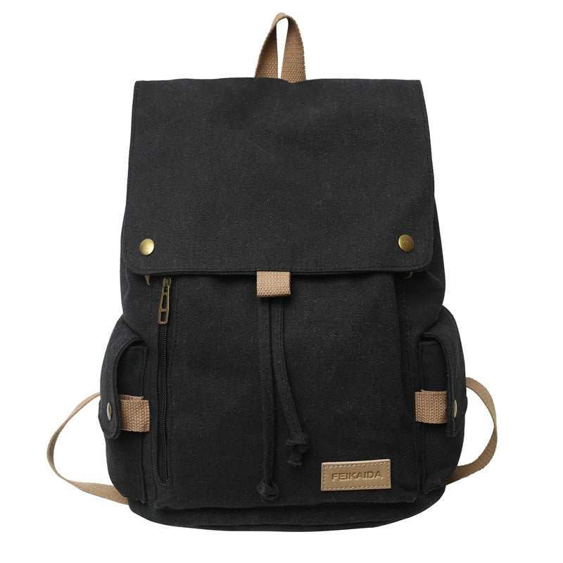Rugged Canvas Hiking School Backpack Stornfield