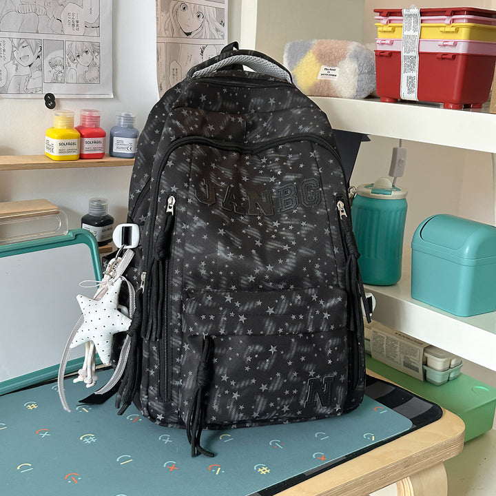 Stylish Star Patterned Backpack Stornfield