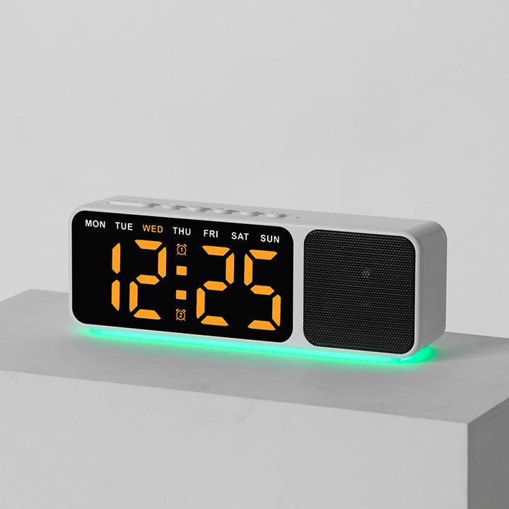Digital LED alarm clock with multicolor lighting Stornfield