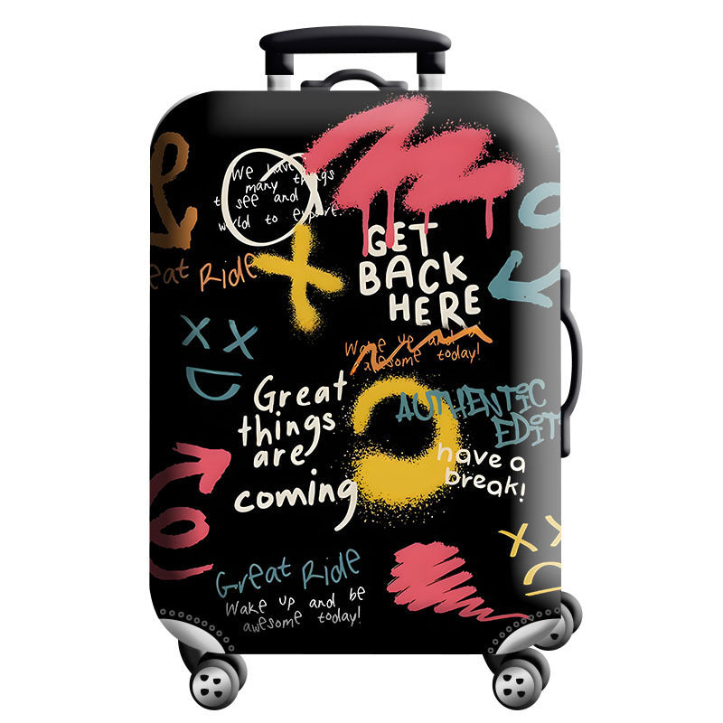 Unisex hard-shell suitcase with modern geometric design Stornfield