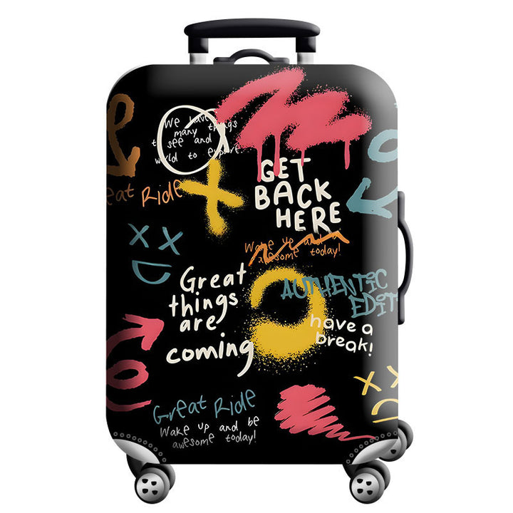 Unisex hard-shell suitcase with modern geometric design Stornfield