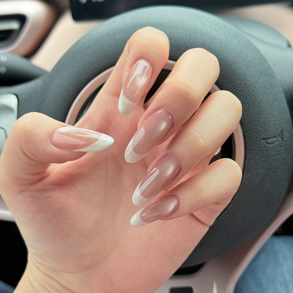 Versatile Press-On Nail Set with Unique Art Designs